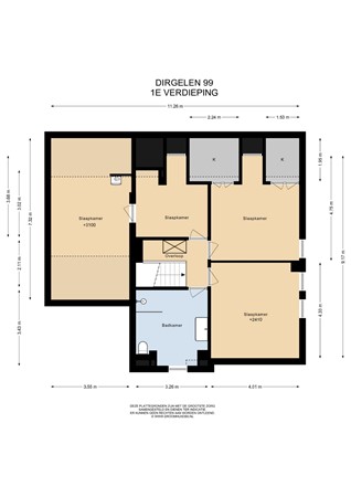 Floorplan - Dirgelen 99, 6171 DD Stein